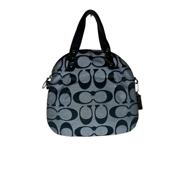 Coach Poppy Metallic Signature Bag - Picture 3 of 6